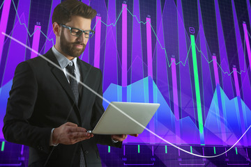 Poster - Trade and technology concept