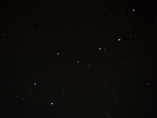 Wall Mural - Ursa Major or Big Dipper constellation in night sky