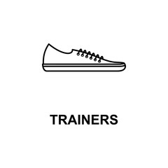 Poster - sneakers icon. Element of summer clothes for mobile concept and web apps. Detailed sneakers icon can be used for web and mobile. Premium icon