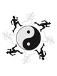 © Style-o-Mat-Design - yin yang gut böse schlecht gleichgewicht kreis rund crew team freunde weltreise button design sport rennen sprinten schnell ausdauer training joggen laufen mann walken wettrennen fitness cool