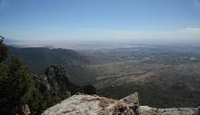 View Of Albuquerque New Mexico From The Top Of The Sandia Mountains