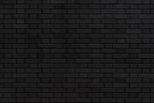 Black Stone Brick Texture And Background
