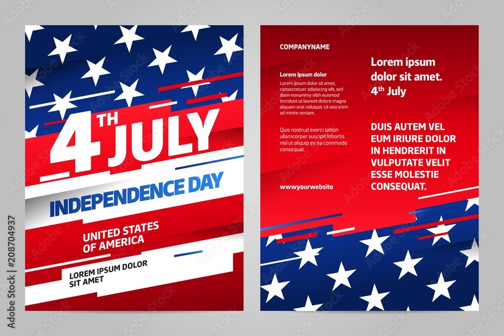 Happy independence day 4 th july, United states of america day. USA - obrazy, fototapety, plakaty 