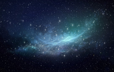 Wall Mural - space nebula background