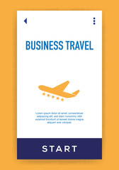 Sticker - Business Travel Icon