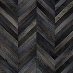 Sticker - Seamless wood parquet texture chevron dark 