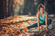 © Microgen - Woman Exercising Outdoors in The Fall