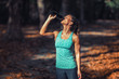© Microgen - Woman Exercising Outdoors in The Fall