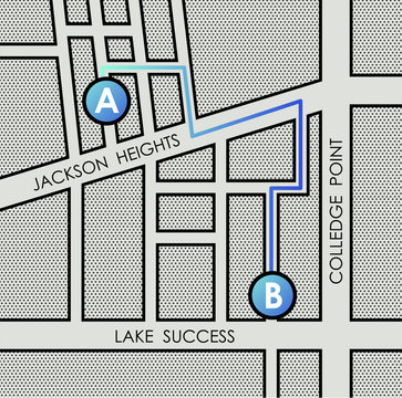 Dashboard theme creative infographic of city map navigation.