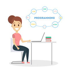 programmer with laptop.