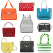 Vector Fashion Female Handbags