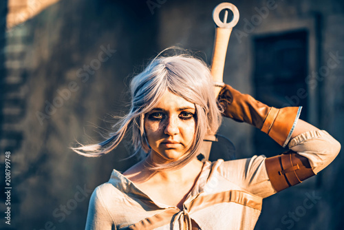 Láminas Fantasy cosplay beautiful girl from Witcher