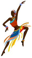 Ethnic Dance African Woman
