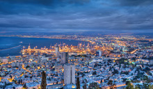 Haifa At Night