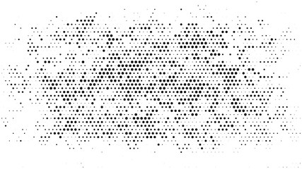 Wall Mural - Halftone dotted background. Halftone effect vector pattern. Circle dots isolated on the white background.