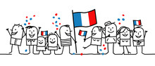 Cartoon People - National French Day