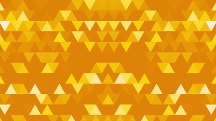 Poster - Broadcast Twinkling Cubic Hi-Tech Triangles and squares. Random Changing Geometrical Graphics Shapes Colored Figures Motion Animation. Abstract background of 8-bit minimalism triangles and squares