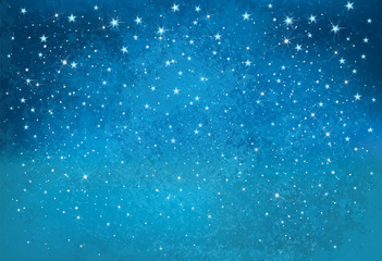 Wall Mural - vector night starry sky background.