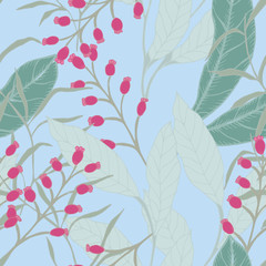 Abstract elegance pattern with floral background.