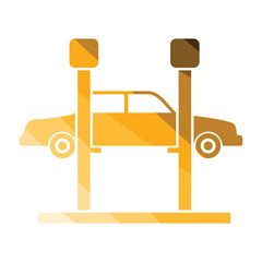 Wall Mural - Car lift icon