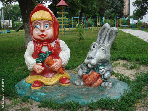 Fairy-tale characters Masha and the rabbit Poster