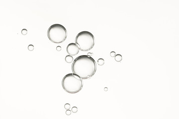 White bubbles