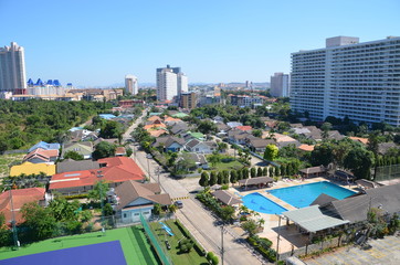 Canvas Print - city panorama thailand pattaya