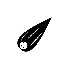 Poster - comet icon. Element of education icon for mobile concept and web apps. Detailed comet icon can be used for web and mobile. Premium icon