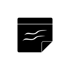 Poster - bent sheet icon. Element of education icon for mobile concept and web apps. Detailed bent sheet icon can be used for web and mobile. Premium icon