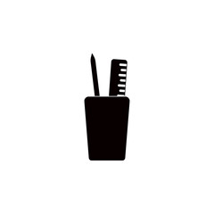Poster - pencil case icon. Element of education icon for mobile concept and web apps. Detailed pencil case icon can be used for web and mobile. Premium icon