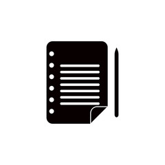 Poster - sheet and pen icon. Element of education icon for mobile concept and web apps. Detailed sheet and pen icon can be used for web and mobile. Premium icon