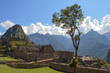 Colorful Sunny View of Machu Picchu