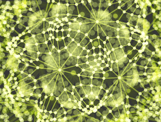 Wall Mural - lattice structure. science or technology background. graphic design. 3d grid surface. abstract vecto