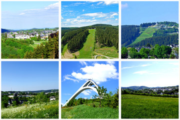 Poster - Sommer-Idylle - WINTERBERG ( Hochsauerland ) 