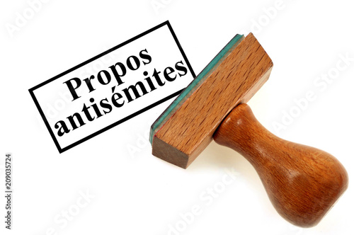 Fotografía Tampon propos antisémites