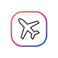 Sticker - Airplane