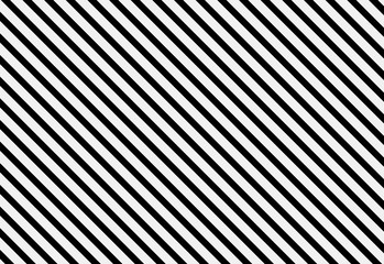 Poster - Diagonal lines pattern on white, seamless background. Striped texture. 3d illustration