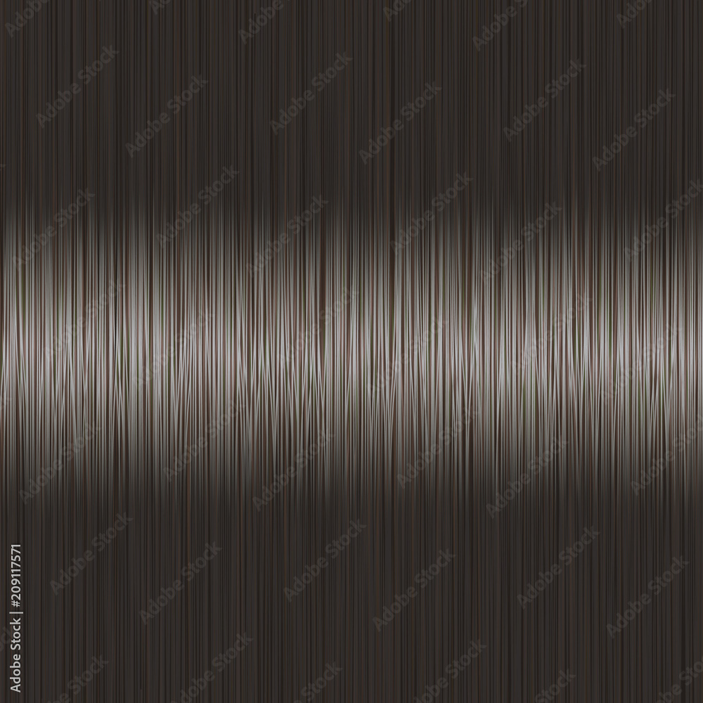 Realistic black straight hair texture