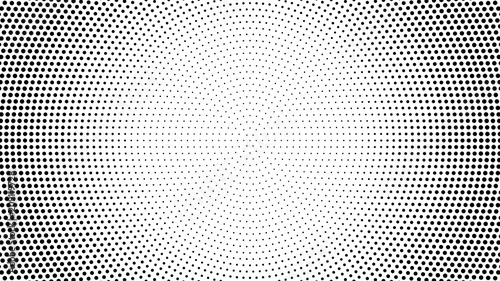 Halftone dotted background. Halftone effect vector pattern. Circle dots isola...
