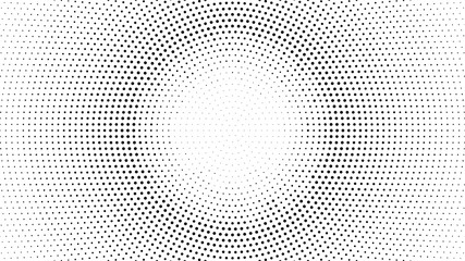 Wall Mural - Halftone dotted background. Halftone effect vector pattern. Circle dots isolated on the white background.
