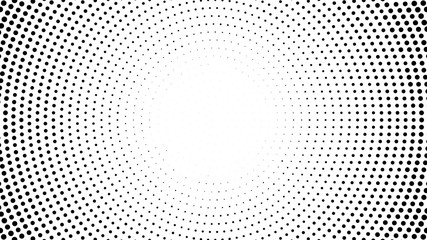 Wall Mural - halftone dotted background. halftone effect vector pattern. circle dots isolated on the white backgr