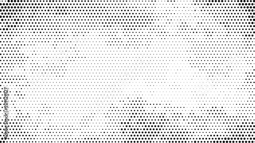 Halftone dotted background. Halftone effect vector pattern. Circle dots isola...