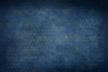  Navy Blue And Gold Celestial Stars Background With Dark Vignette