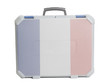 Business travel suitcase with France flag