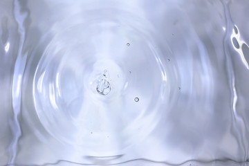 water splash close up