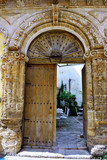 characteristic historic buildings nardò salento italy