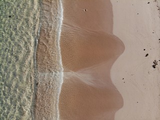  Aerial shot of the beach, Exmouth WA