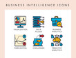 Business intelligence icons
