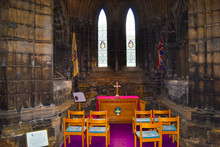 Small Oratory Inside Of The Glasgow Cathedral (or High Kirk Of Glasgow Or St Kentigern's Or St Mungo's Cathedral) In Glasgow, Scotland