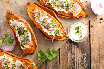 Poster - baked sweet potato